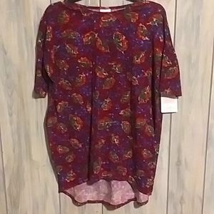 Lula roe/nwt/high low/short sleeve shirt